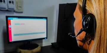 La Municipaliodad de Las Heras inauguró el servicio #0800 Salud, Centro Local de Información Covid-19. Funciona en el 0800 222 0857, de lunes a viernes de 14 a 19 horas. Gentileza MLH
