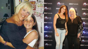 Laura Ubfal y su hija Alma.