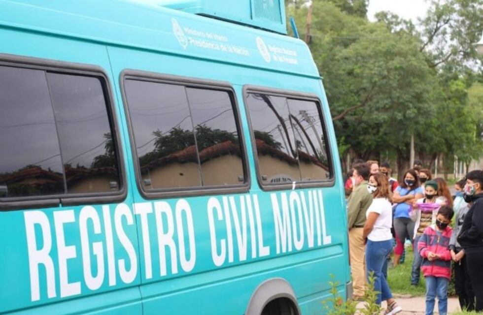 El Registro Civil Móvil realizó más de 600 DNI en el último mes