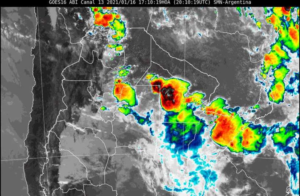 Alerta por tormentas en gran parte del Chaco