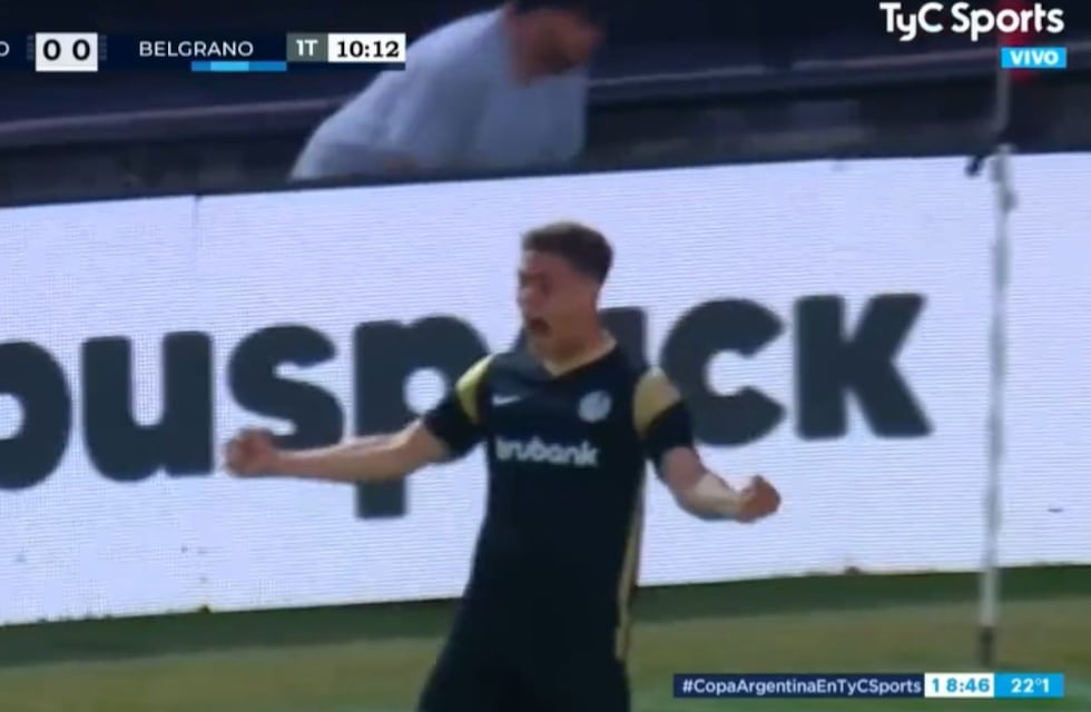 Video: El gol del ex Talleres con el que San Lorenzo le empezó a ganar a Belgrano por Copa Argentina