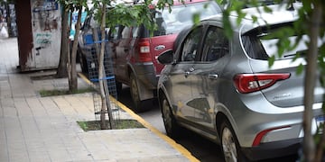 Una conductora intentó estacionar su camioneta y provocó un verdadero desastre en el centro de Córdoba.