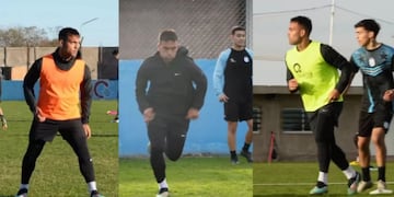 Lautaro Martínez entrenó con San Francisco en Bahía Blanca.
