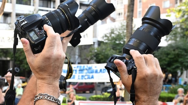 Trabajadores de prensa y reporteros gráficos expresaron su solidaridad con Pablo Grillo.