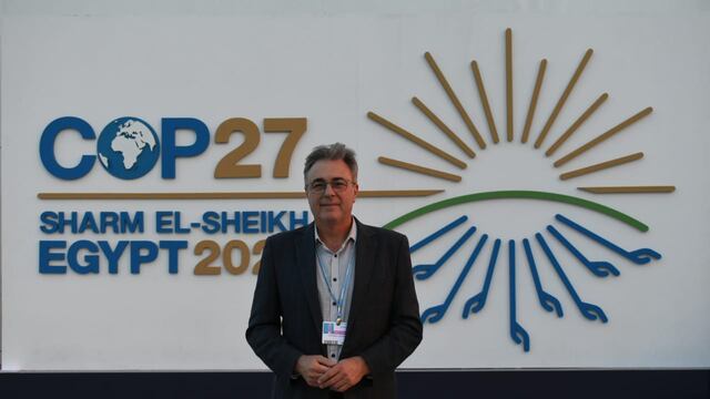 Luis Castellano en la Conferencia Anual de la Organización de las Naciones Unidas sobre Cambio Climático en Egipto.