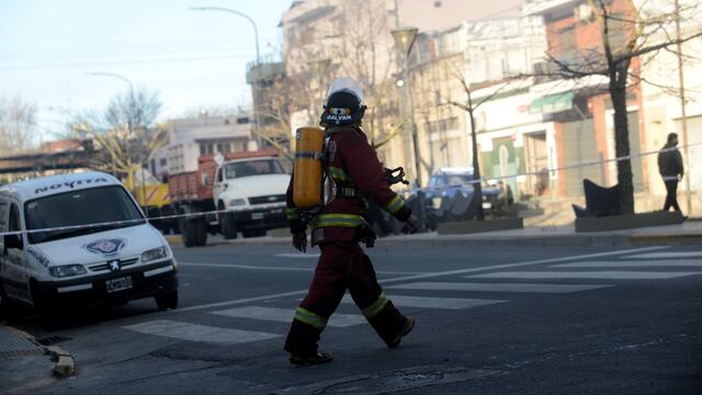 Incendio en Barracas. (Foto: Clarín)