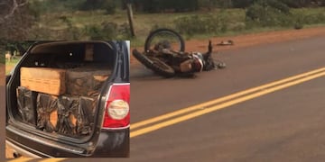 Lamentable accidente le costó la vida a un joven motociclista en Pozo Azul.
