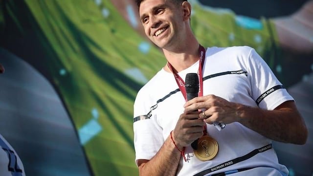 Emiliano "Dibu" Martínez envió un cálido saludos a chicos discapacitados de Villa Mercedes.