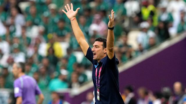 Argentina-Arabia Saudita. (AP)