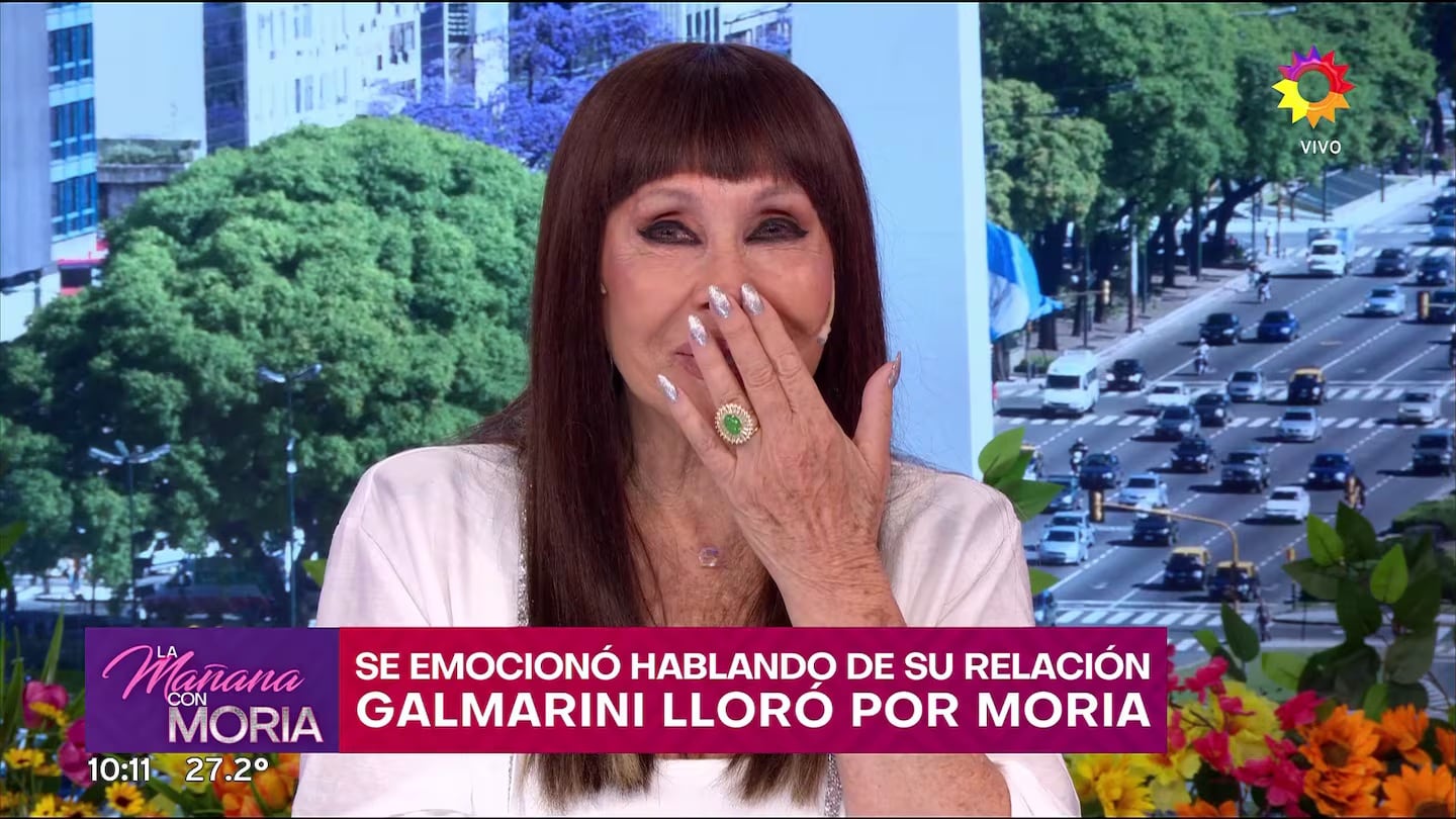 La emoción de Moria Casán al hablar de Pato Galmarini