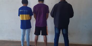 Policía de Misiones detuvo a tres jóvenes involucrados en el robo a la chacra de Colonia Mariposa en Garuhapé.