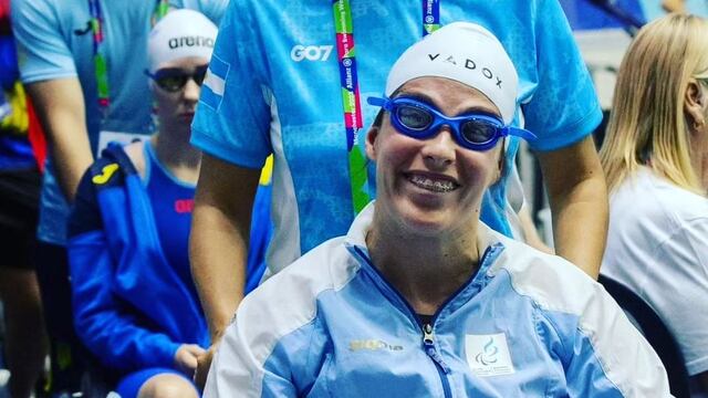 Elizabeth Noriega natación adaptada Arroyito