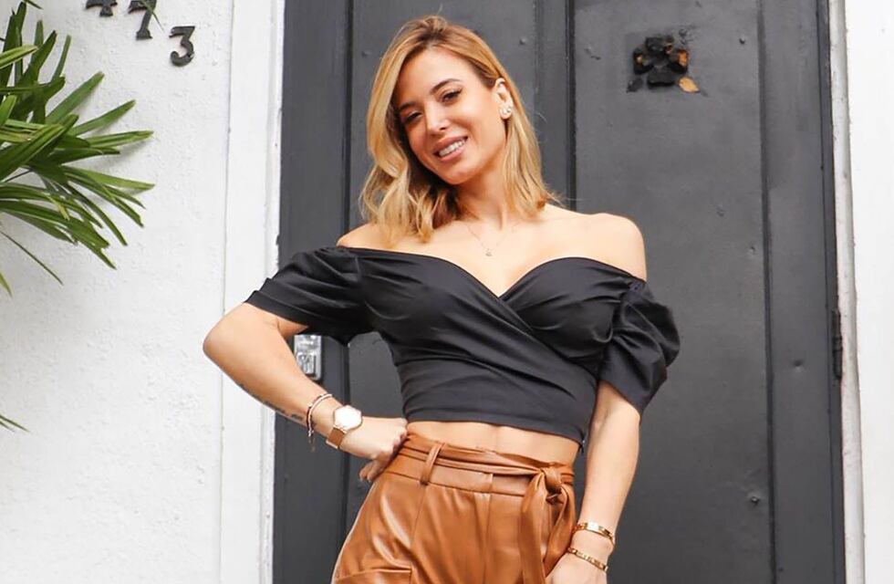 Con un body negro transparente, Jesica Cirio encandiló a sus fanáticos