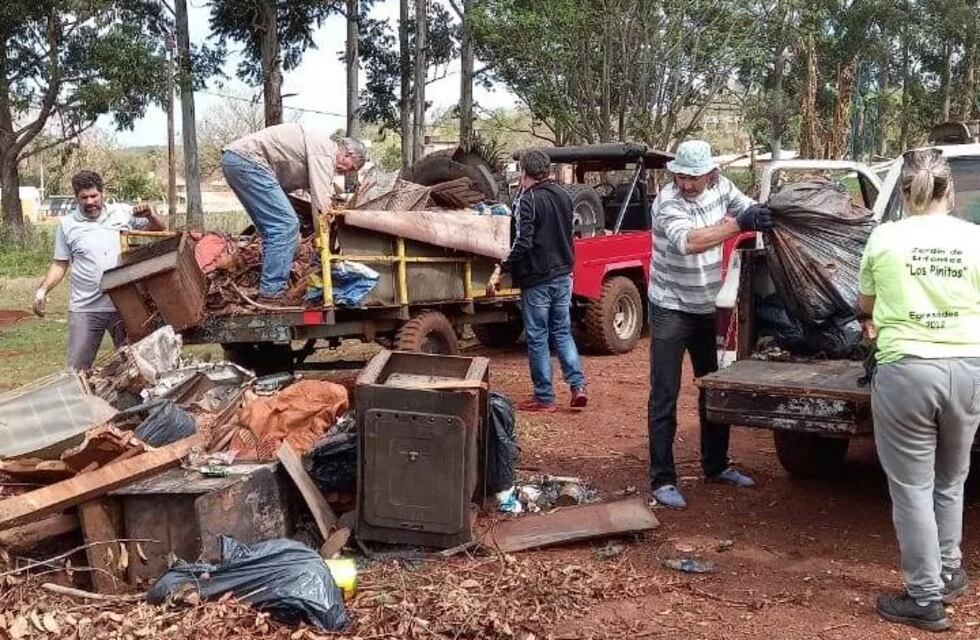 Jornada de limpieza en Wanda por el comité de la cuenca del arroyo Tupicuá