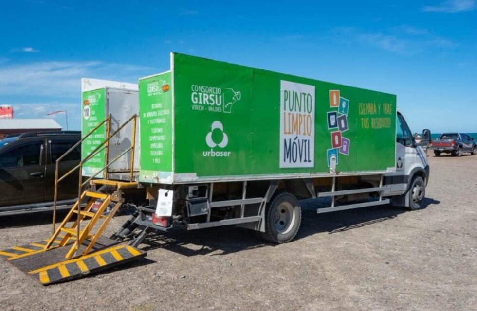 El camión de canje ecológico estará todo el mes en Playa Unión