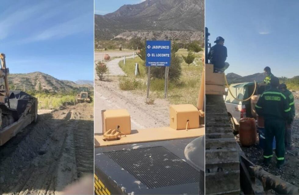 El Tolar: comenzaron los trabajos en el camino