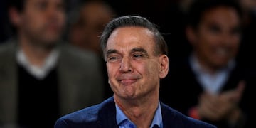 Argentine Vice President candidate, Miguel Angel Pichetto, arrives to a closing campaign rally ahead of primary elections, in Buenos Aires, Argentina August 8, 2019\u002E REUTERS/Ignacio Izaguirre NO RESALES NO ARCHIVES