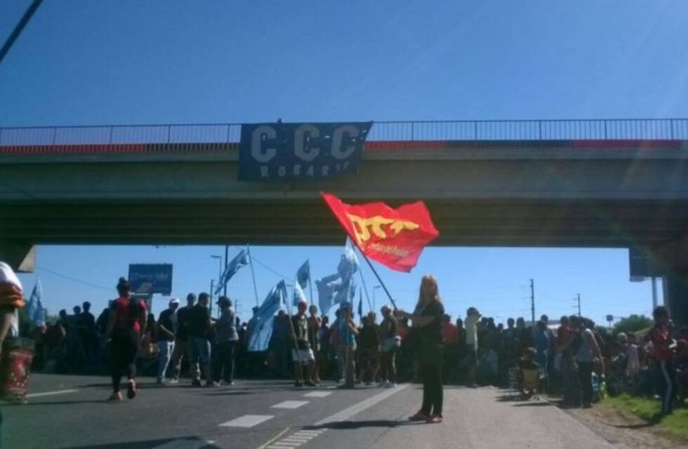 La CCC volvió a la calle con cortes en Rosario y alrededores