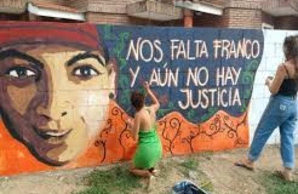 Caso Franco Amaya: a 2 años del crimen pintaron un mural