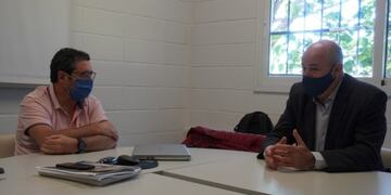 Uset se reunió con el gerente de ABSA