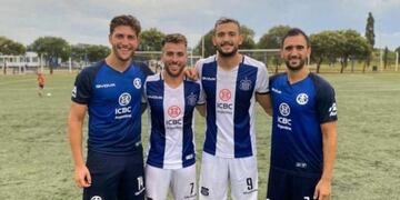 Eial, Buffa, Pipe y el Tin Díaz\u002E Reencuentro en Albiazul\u002E