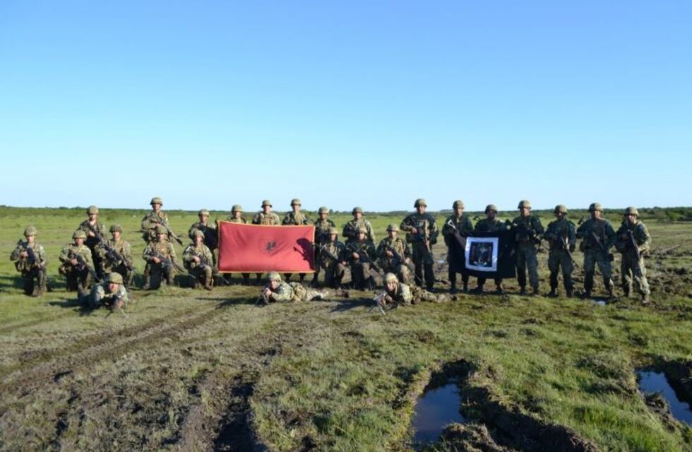 El Regimiento local realiza prácticas de combate en Costa Uruguay Sur