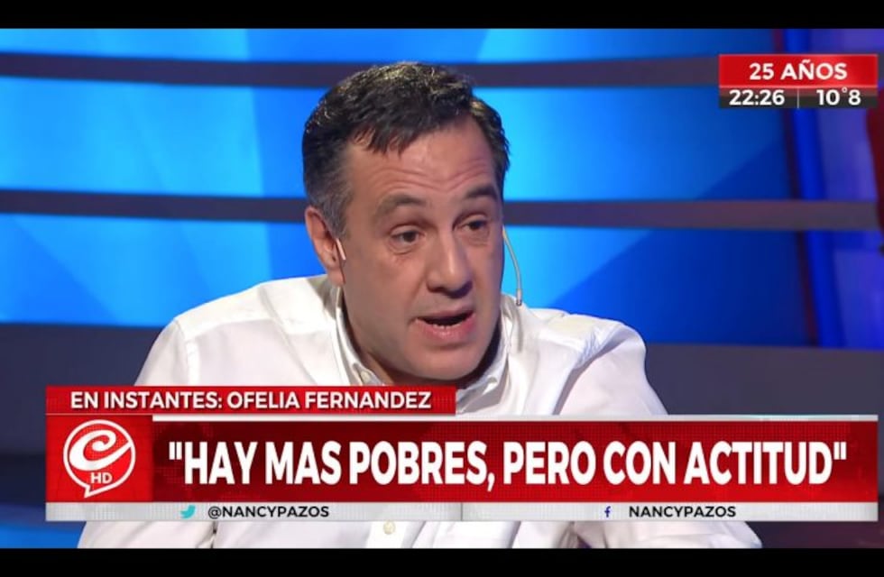 Es falso que Finocchiaro dijo que, en comparación con el kirchnerismo, hoy "hay más pobres pero con actitud"