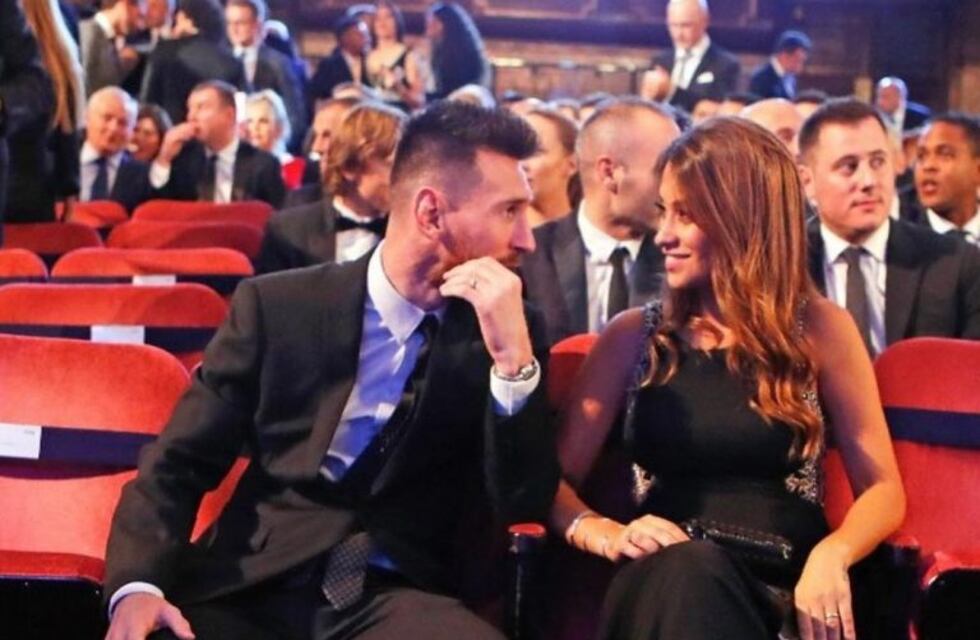 Antonela Roccuzzo sorprendió con su look en la gala de "Messi 10" del Cirque du Soleil