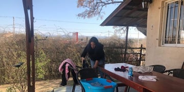 El testimonio de Noemí Coria desde Villa Parque Síquiman\u002E (Foto: gentileza Noemí Coria)\u002E