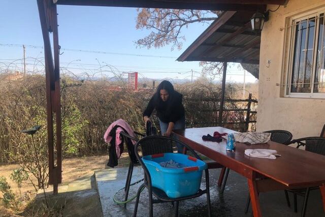 El testimonio de Noemí Coria desde Villa Parque Síquiman\u002E (Foto: gentileza Noemí Coria)\u002E