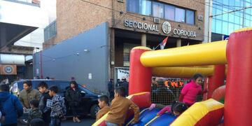 Los peloteros que montaron los gremios frente a la UTA\u002E