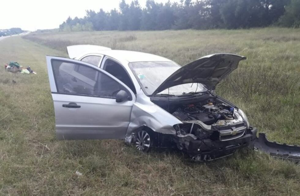 Despistó un automóvil en la Ruta Nacional 14