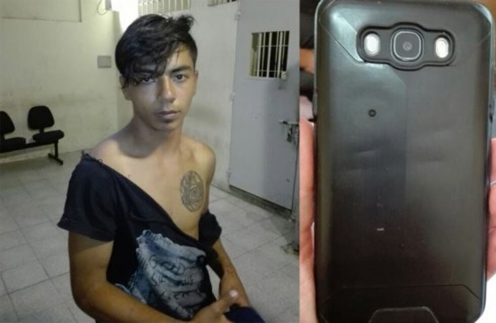 Le pegó una piña a la salida de la escuela para robarle el celular