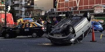 choque en independencia y Entre Rios