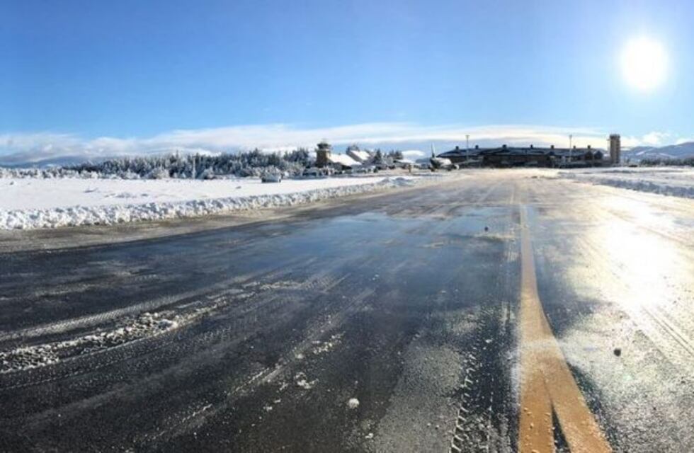 Registraron hielo negro en la ruta que lleva al aeropuerto