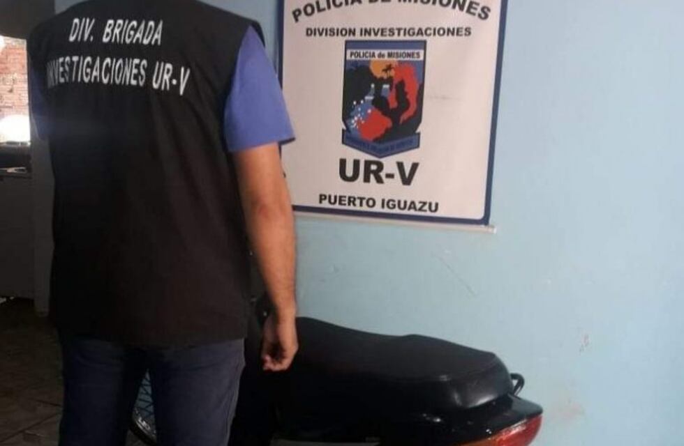 Iguazú: se recuperó una moto que había sido comprada por un vecino de la localidad