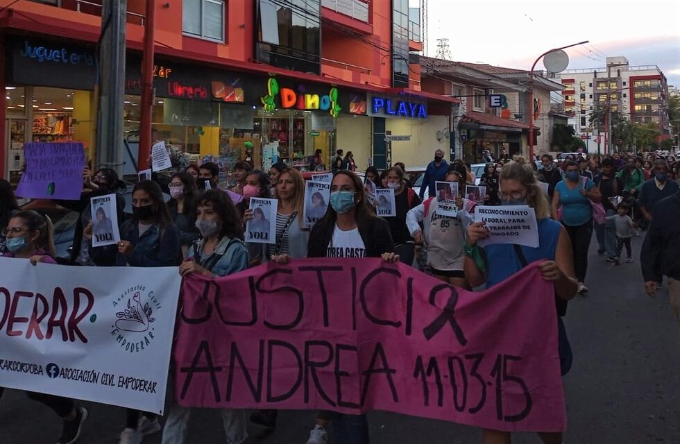 Marcha del 8 M en Villa Carlos Paz