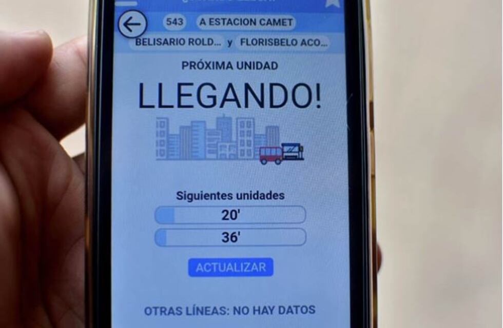 Mar del Plata presentó una app para saber a qué hora pasa el colectivo