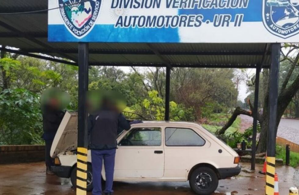 Secuestraron un auto con adulteraciones en el número del motor