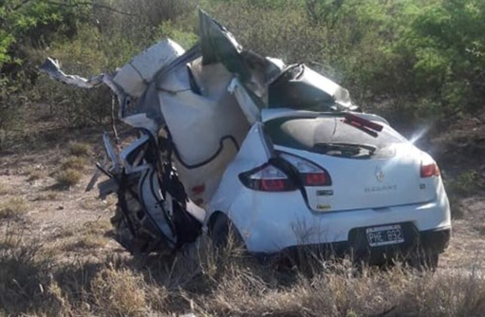 Accidente fatal en Quilino: murió el conductor de un auto en un choque frontal