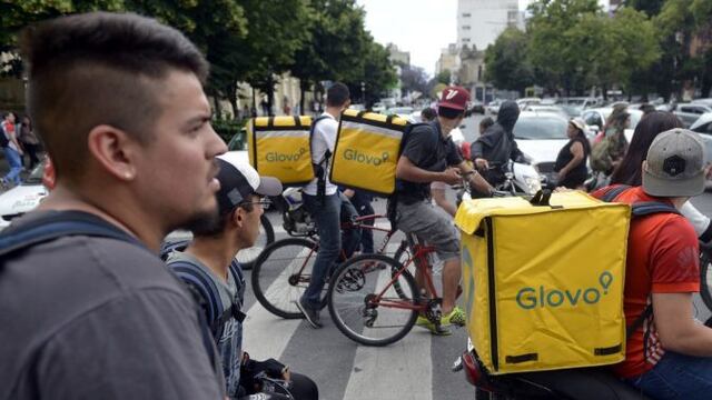 Trabajadores de Glovo\u002E