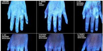 En tiempos de coronavirus, este experimento muestra la importancia de lavarse bien las manos