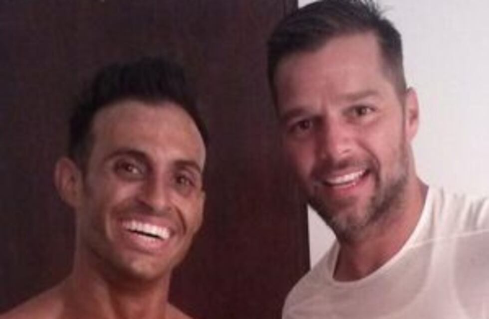 El hermano fisicoculturista de Ricky Martin que nadie conoce