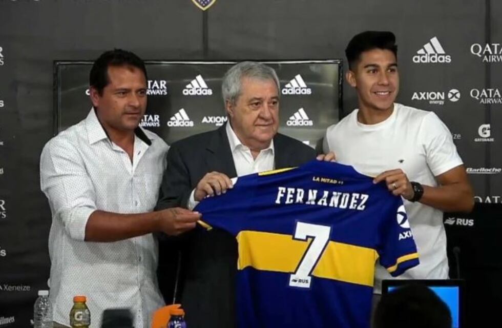 Pol Fernández fue presentado en Boca: "Riquelme fue fundamental"