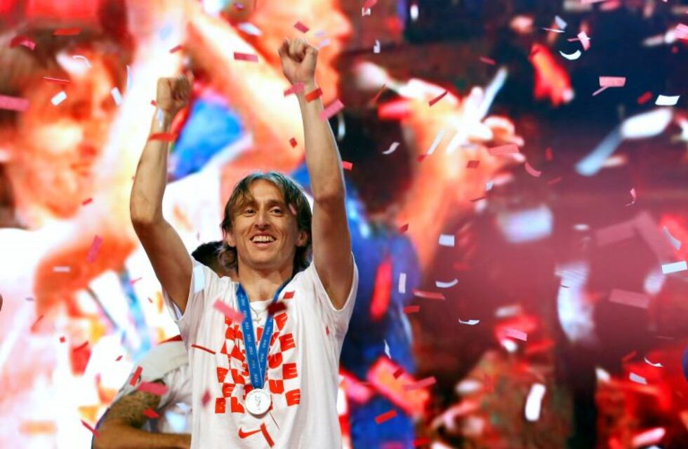 Luka Modric saludó a Mauricio Macri y le envió una camiseta de regalo