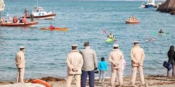 Puerto Deseado: 2 edición del Cruce de la Ría Nocturno a Nado