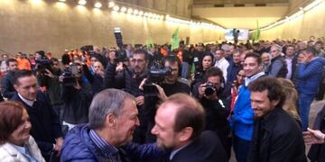 Schiaretti en la inauguración del nuevo tramo de la avenida Circunvalación por el túnel Rubén Américo Martí\u002E