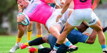 Los Pumas vencieron a Australia Rugby Selection en el primer amistoso antes del Tres Naciones\u002E (Twitter/@lospumas)