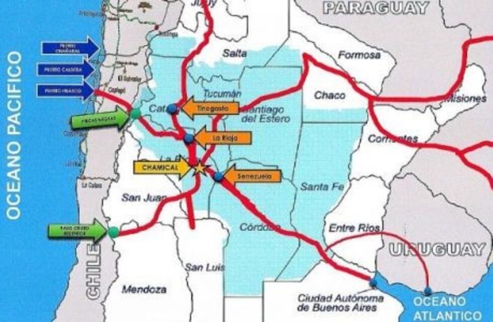 La Rioja y Catamarca planean encuentro con el presidente de Chile por el corredor Bioceánico