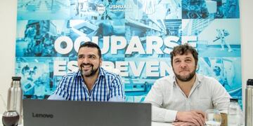 Walter Vuoto e Integrantes de las distintas áreas por Operativo Invierno 2020